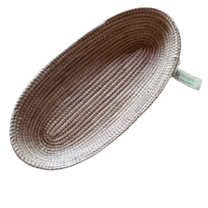 Corbeille à pain ou à fruits en osier (ovale, version moyenne)